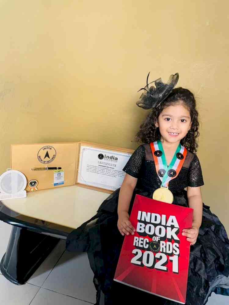 India Book of Records: Youngest Polyglot Shivanshika sets a record