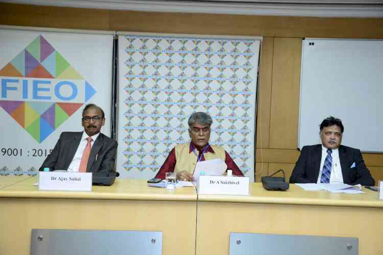 Complete content of speech of FIEO President, Dr A Sakthivel delivered during online press interaction 