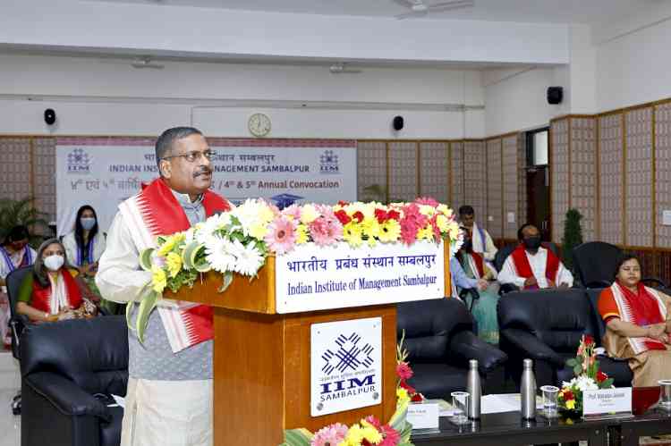 IIM Sambalpur conducts 4th and 5th annual convocation in virtual mode