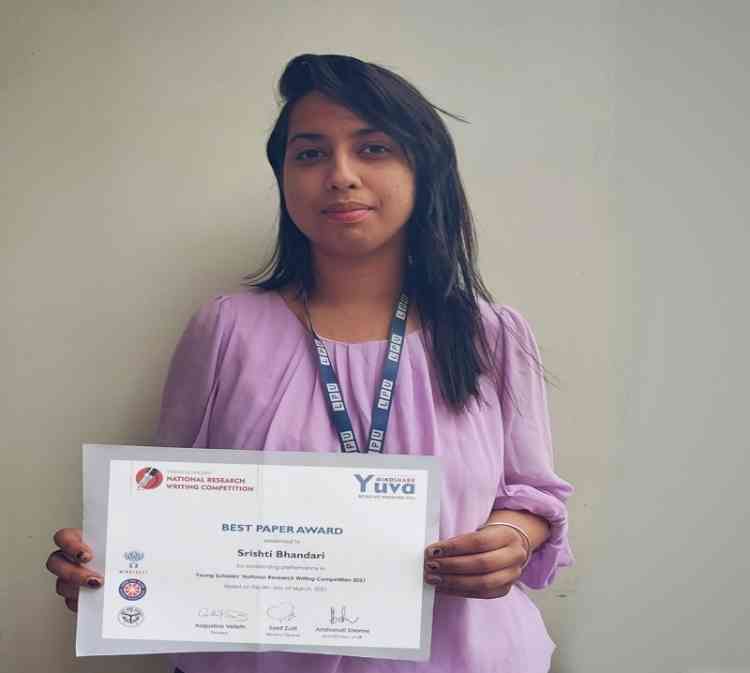 LPU’s MSc (Hons) Biotechnology student wins ‘Best Research Paper Award’