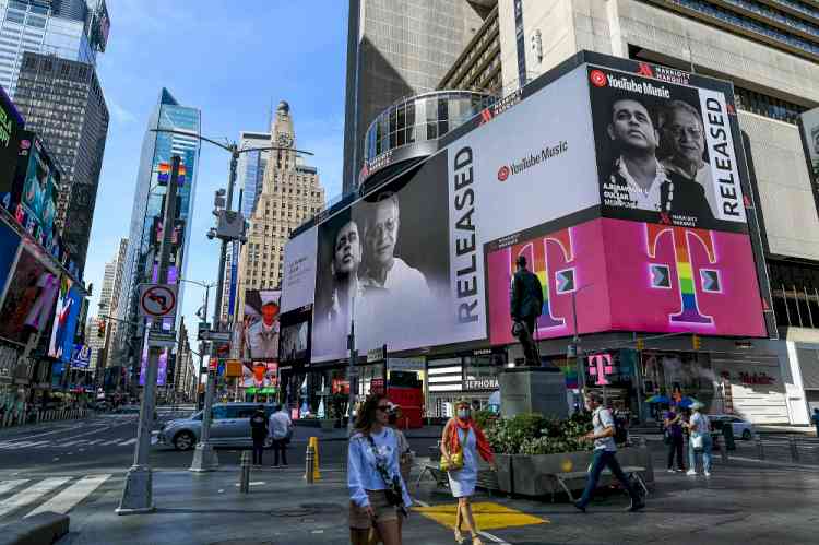 Making waves all around the world, ‘Meri Pukaar Suno’ features on iconic billboards of New York and Los Angeles