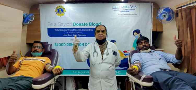 National Doctors’ Day – Blood Donation drive at Columbia Asia Referral Hospital Yeshwanthpur