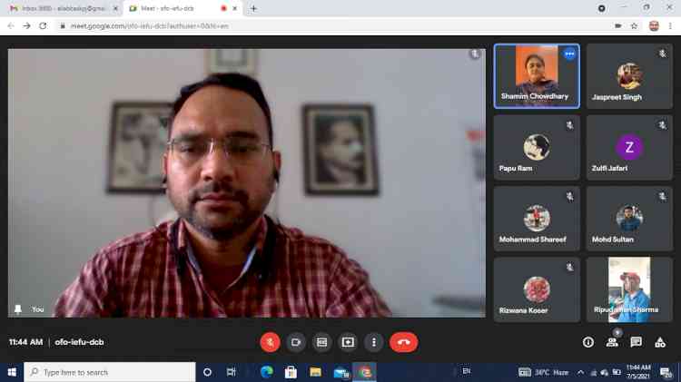 Webinar on short story writers from Jammu and Kashmir