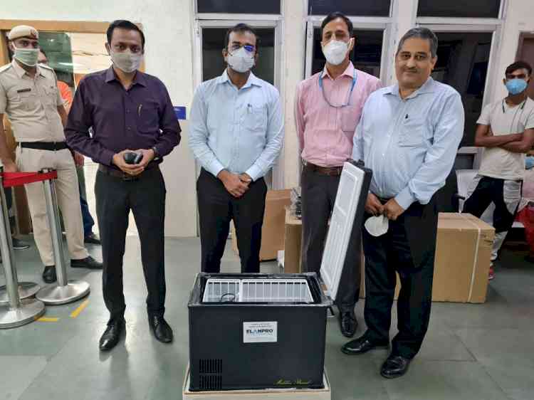 Elanpro Offers Portable Vaccine Freezer to Smoothen the COVID- Vaccination Drive in Gurugram District