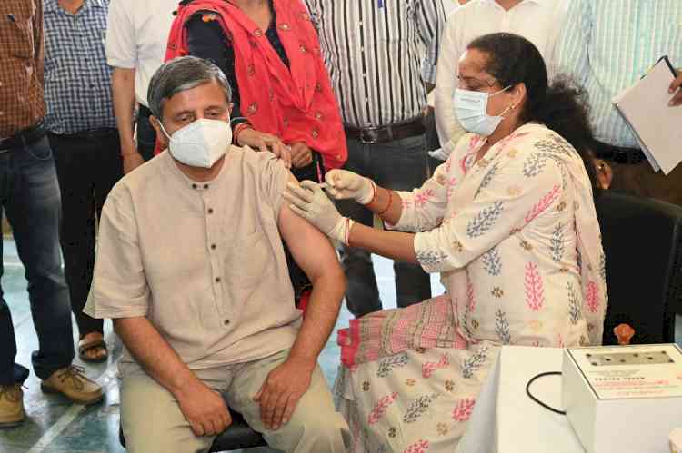 Second dose of vaccination held at Nauni varsity