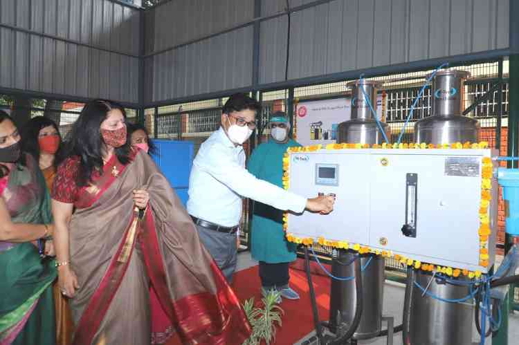 Medical oxygen plant set up to provide regular oxygen supply in RCF Hospital