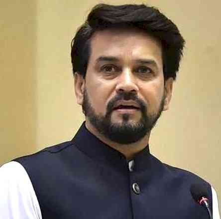 Doaba College felicitates Anurag Thakur