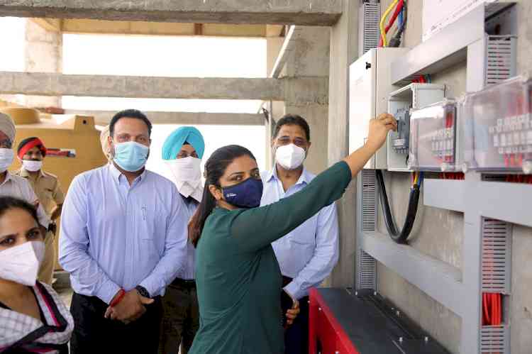 Deepti Uppal inaugurates solar power plant at GNA University