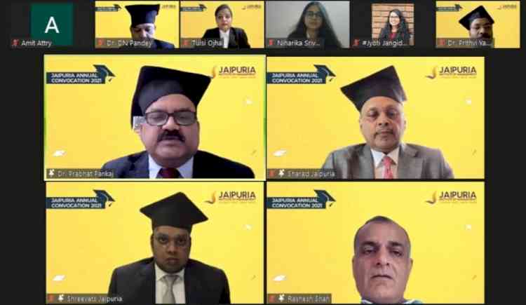 Jaipuria Institute of Management organises 2nd e-convocation