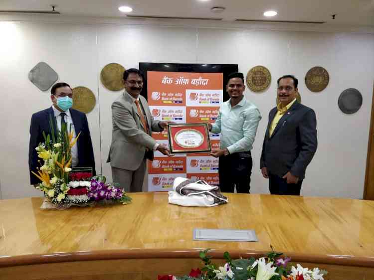 Bank of Baroda felicitates Covid warriors on 114th Foundation Day