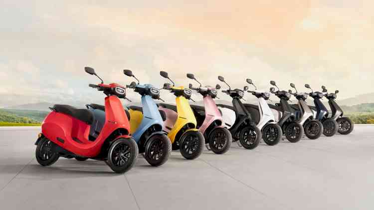 Consumers to get choice of 10 unique and vibrant colours for much-awaited Ola Scooter