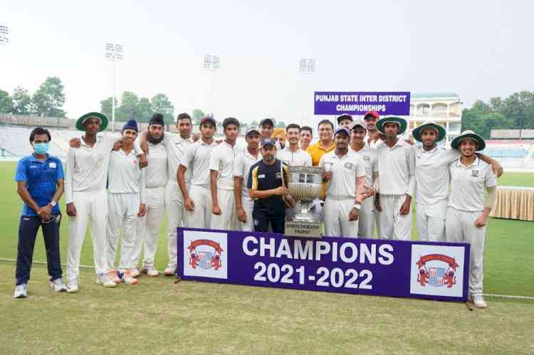 Punjab State Inter District U-19 Years Tournament for Dhruv Pandove Trophy 2021-2022