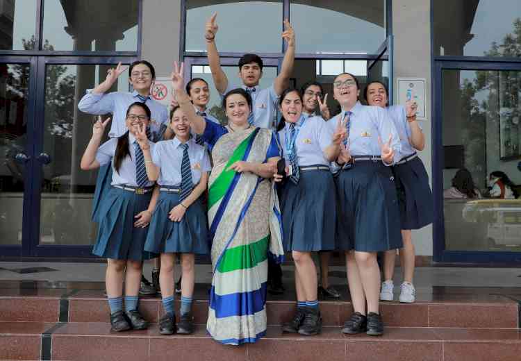 Sat Paul Mittal School Students hog limelight in Council Exams