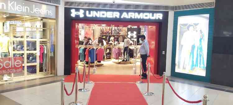 Under Armour, premium American sportswear brand launches their store in Pacific Mall Dehradun