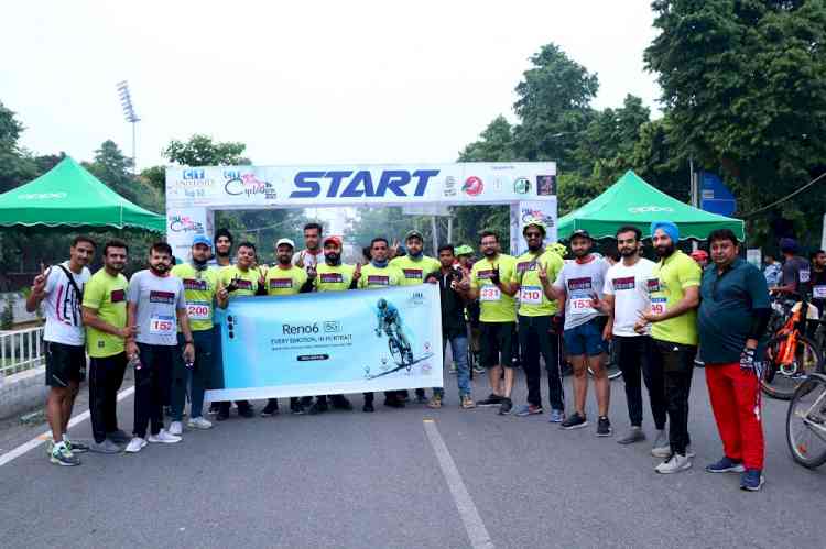 CT University organized a 33-Km Cyclothon