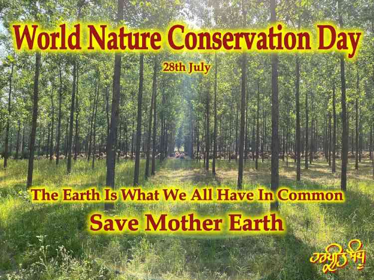 Need to acknowledge Nature Conservation Day - 28th July 2021