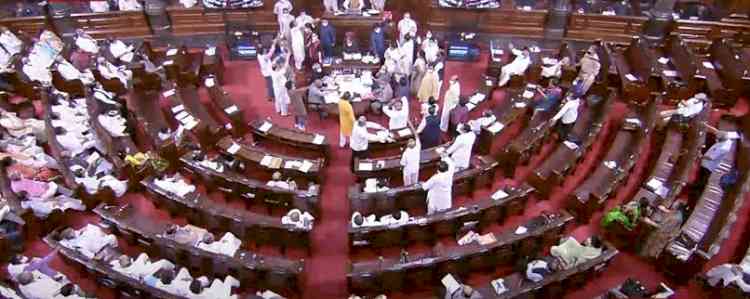 LS adjourned twice amid oppn ruckus over snooping, farm laws