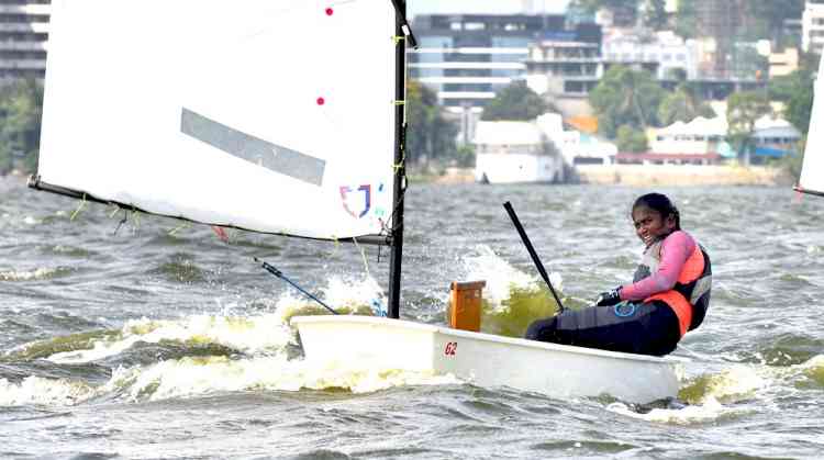 Jhansi Priya Laveti of Hyderabad in lead at Monsoon Regatta National Ranking Championship