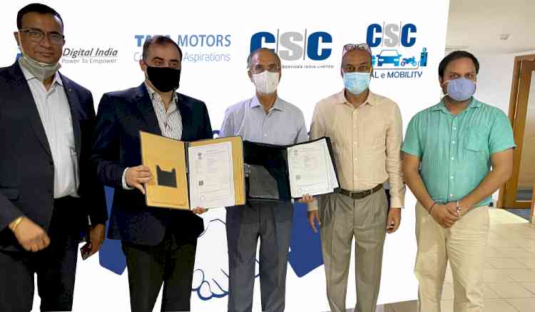 Tata Motors joins hands with Common Service Centre Scheme to widen its reach in rural India