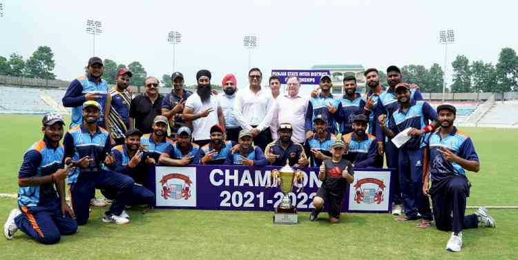 Kapurthala wins Punjab state Inter district senior T-20 Championship