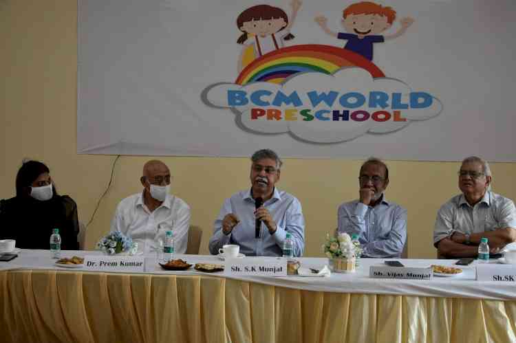 Sunil Kant Munjal Inaugurates BCM World Preschool, BCM Innovation and Tinkering Lab as part of National Education Policy