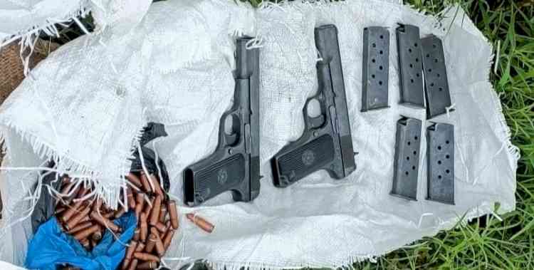 Arms, ammunition recovered in J&K's Samba