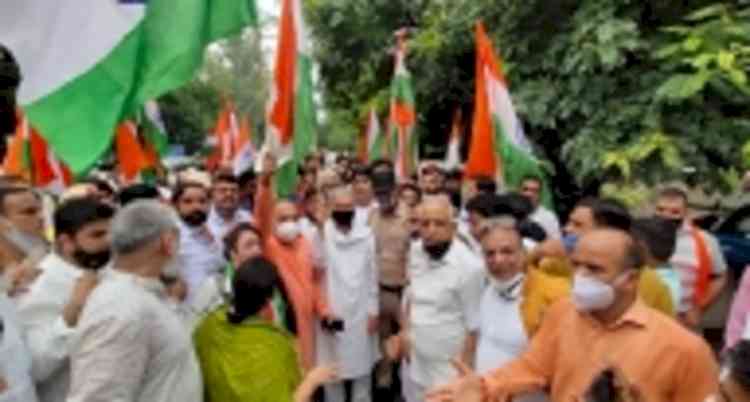 BJP takes out Tiranga Yatra in Gurugram in honour of martyrs