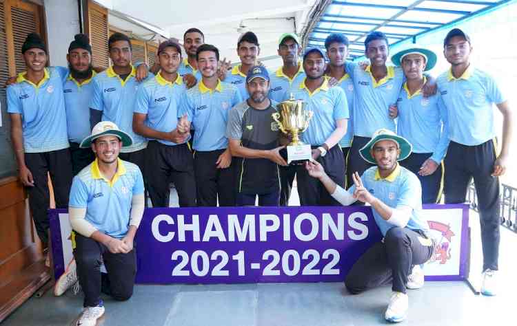 Mohali b Bathinda by 26 runs via VJD Method and wins tournament