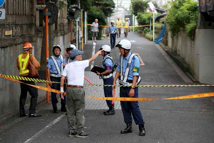 Man arrested over knife attack on Tokyo train