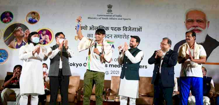 Success at Olympics reflects New India's desire to dominate: Anurag Thakur