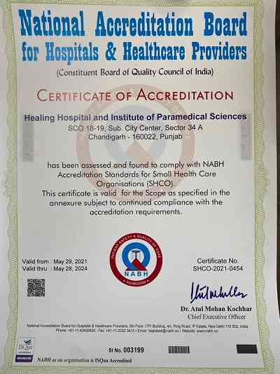 Healing Super Speciality Hospital gets highest healthcare recognition by NABH