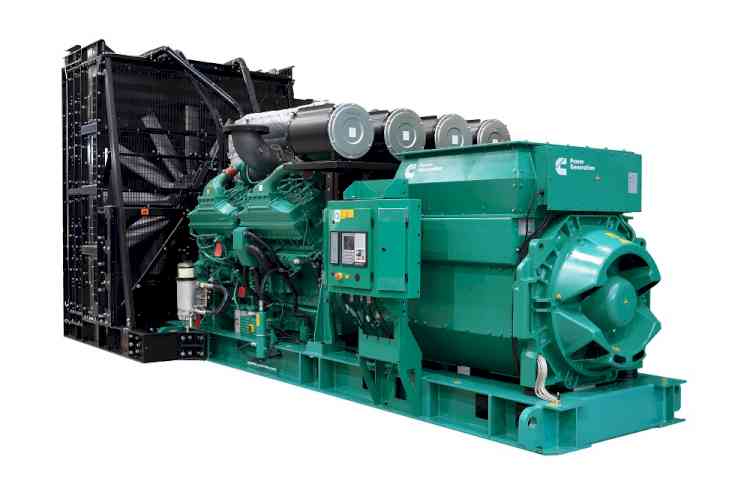 Cummins India Limited unveils ‘Made in India’ 2500kva Commercial Diesel Generator QSK60 - G23 