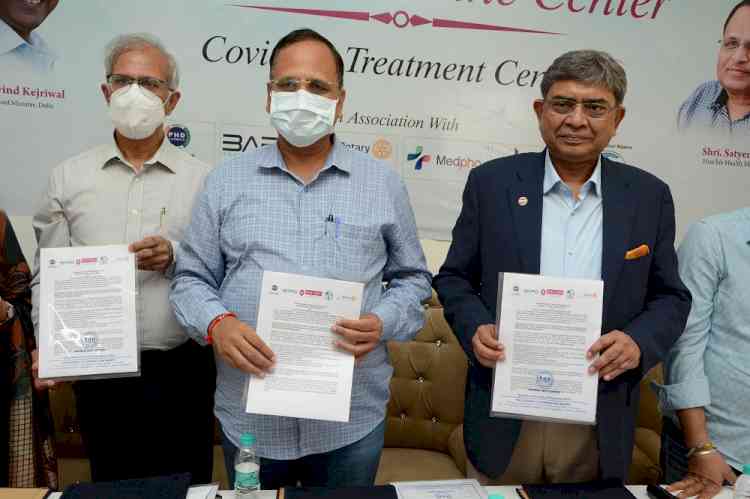 Telemedicine centre inaugurated by  Satyendar Kumar Jain