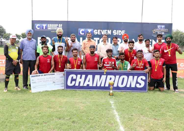 Four day CT Seven Side Football Tournament 2021 concludes at CT Group