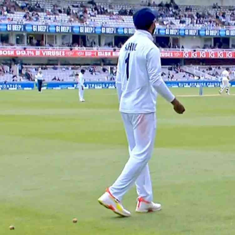 2nd Test: Fans throw bottle corks at batsman Rahul at Lord's