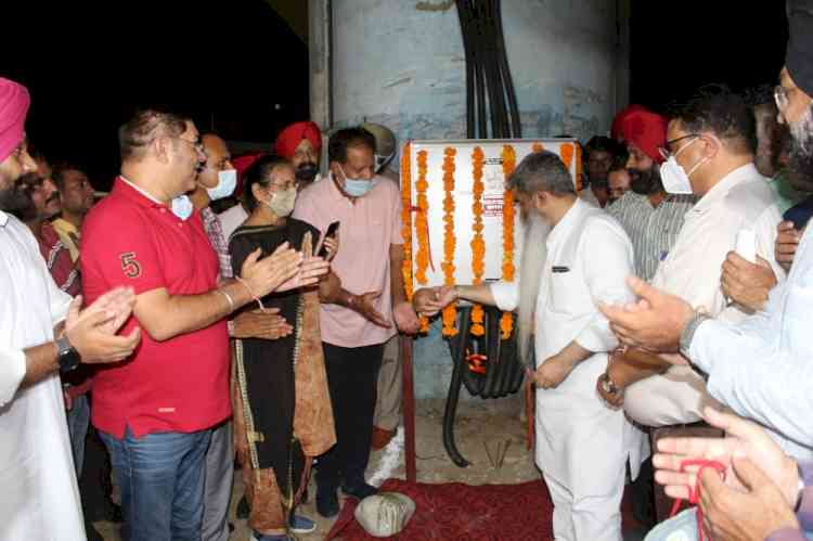 Ashu dedicates facade lighting project at Southern Byepass Bridge along Sidhwan Canal