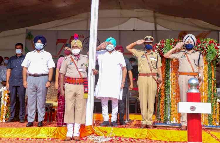 Punjab CM announces projects worth Rs 1,200 cr on I-Day