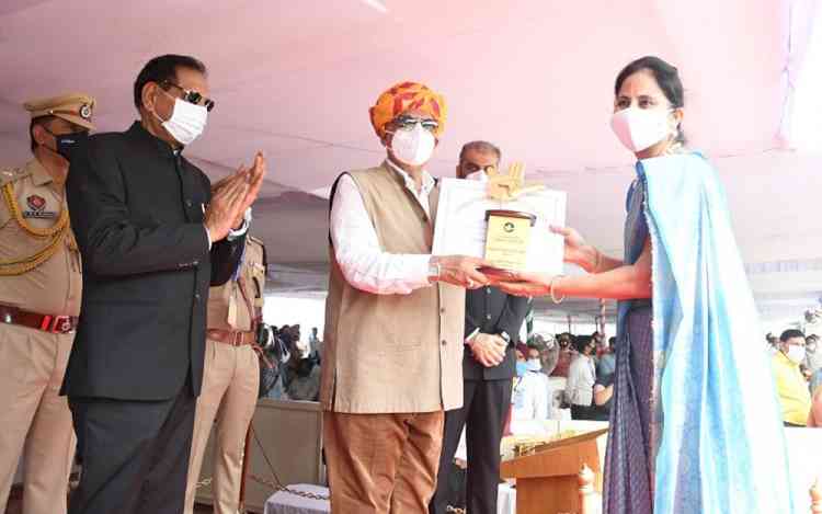 Dr. Sapna Nanda, honoured on Independence Day for her meritorious services