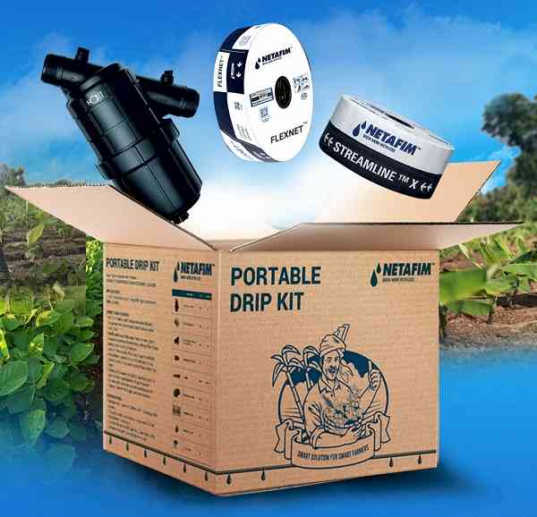 Netafim India introduces revolutionary portable drip kit for today’s farmer
