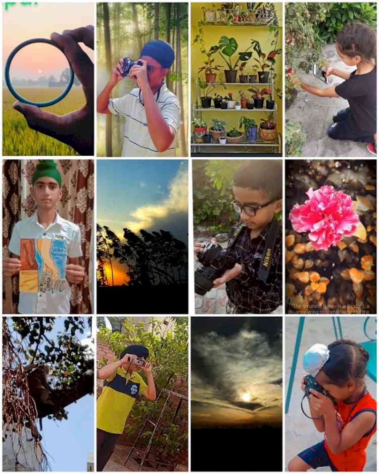Students captured beautiful pictures in camera on world photography day