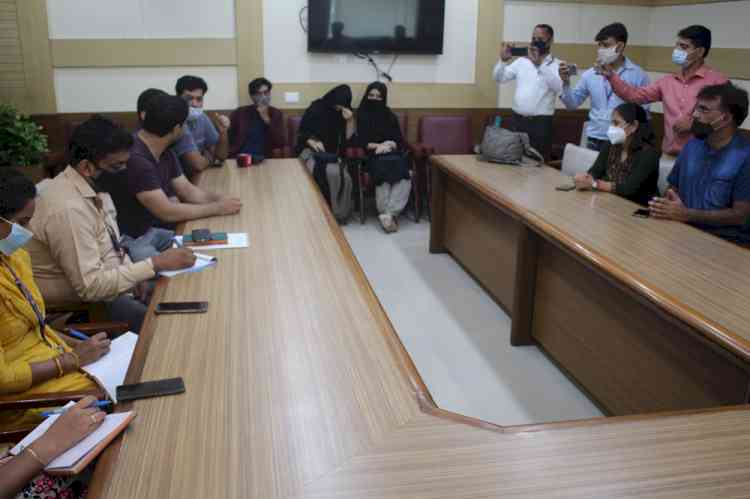Chairperson State Commission for Women, Haryana interacts with Afghan Students at PU