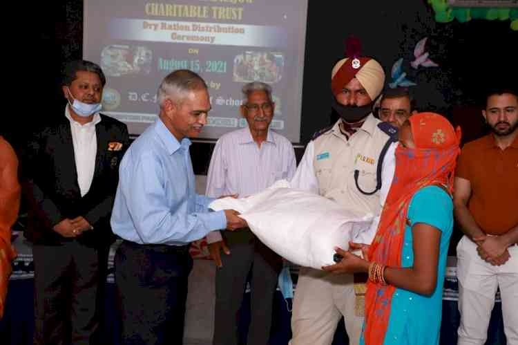 Gyan Devi Nandrajog Charitable Trust distributes ration to 100 families