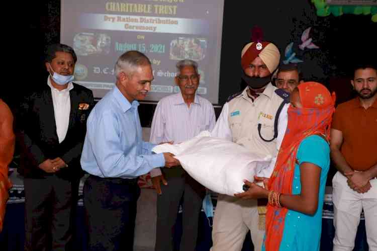 Gyan Devi Nandrajog Charitable Trust distributes ration to 100 families