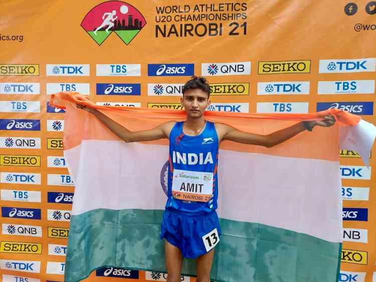 World Athletics U20 C'ships: Amit wins 10,000m race walk silver