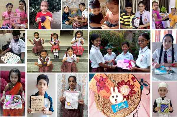 DIPS students made Rakhi 