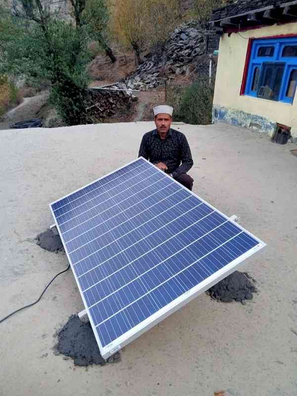 Himachal lights up rocky villages with solar power