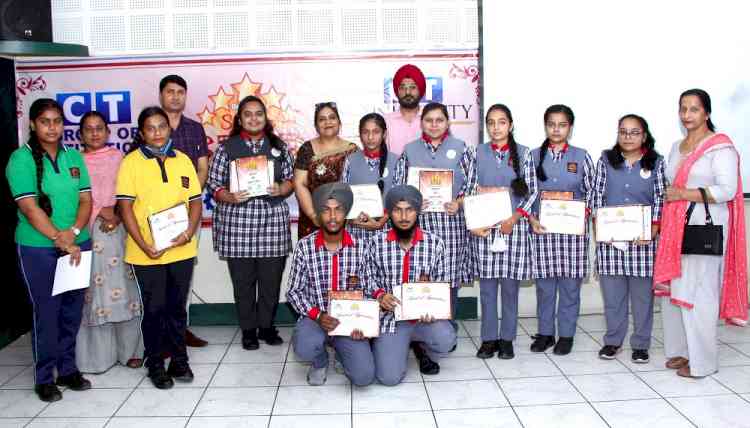CT Group Maqsudan felicitates ‘Shining Stars’ of Class XII