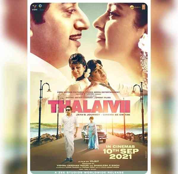 Kangana Ranaut's 'Thalaivii' to see theatrical release on Sept 10