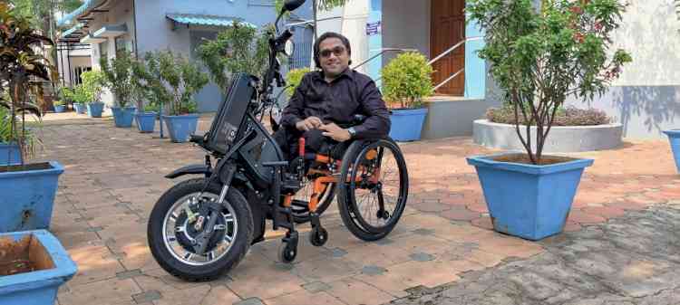 IIT-M develops India's first motorised wheelchair vehicle
