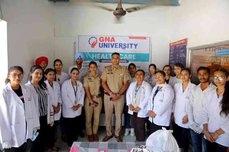 GNA University organised medical camp for police officers